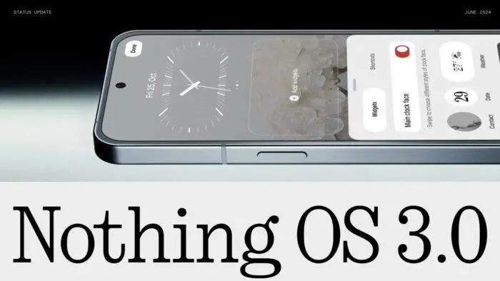 "Nothing OS 3.0: Открытая Бета-Версия на Базе Android 15"